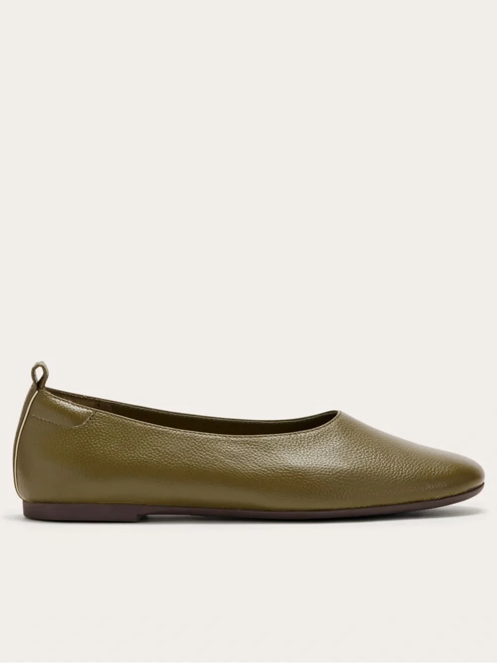 Everlane Day Glove Flat Birch Green Leather Ballet Slip On Size 6 NWOB - Picture 4 of 9
